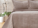 Borea Μαξιλαροθήκη Κουβερλί Βελούδο 50 x 70 cm Μπεζ
