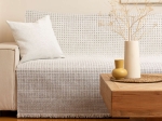 Borea Ριχτάρι Σενίλ Διθέσιο Solana 180 x 250 cm Εκρού