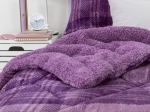 Borea Κουβερτοπάπλωμα Boxy Μωβ Μονό 160 x 220 cm Μωβ
