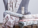 Borea Ριχτάρι Βαμβακερό Διθέσιο Margo 180 x 250 cm Μωβ