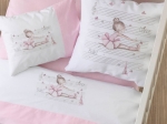 Borea Μαξιλάρι Διακοσμητικό Printed Ballerina 45 x 45 cm Λευκό