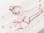 Borea Πετσέτες Σετ 2ΤΜΧ Ballerina Λευκό 70 x 120 / 30 x 50 cm Λευκό