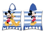 Borea Παιδικό Πόντσο Βαμβακερό Βελούδινο Mickey 320gsm 50 x 115 cm Μπλε