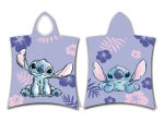 Borea Παιδικό Πόντσο Βαμβακερό Βελούδινο Stitch 320gsm 50 x 115 cm Ροζ