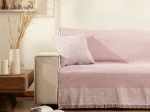 Borea Ριχτάρι Βαμβακερό Τριθέσιο Iris 180 x 300 cm Γκρι