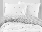 Borea Ζεύγος Μαξιλαροθήκες Mix & Match Diagonal (2) 50 x 70 cm Γκρι