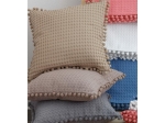 Borea Μαξιλάρι Διακοσμητικό Waffle Cubic 45 x 45 cm Μπεζ