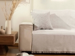 Borea Ριχτάρι Βαμβακερό Πολυθρόνας Aztek 180 x 180 cm Πετρόλ