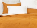 Borea Κουβερλί Premium Υπέρδιπλο 220 x 240 cm Ροζέ-Εκρού