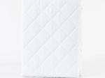 Borea Επίστρωμα Καπιτονέ Αδιάβροχο Polycotton 100 x 200 cm + 40 cm Λευκό