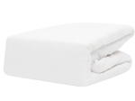 Borea Επίστρωμα Καπιτονέ Αδιάβροχο Polycotton 160 x 200 cm + 40 cm Λευκό