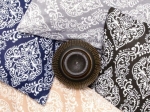 Borea Σεντόνι Mix & Match Baroque Διπλό 220 x 240 cm Μαύρο