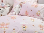 Borea Κουβερλί Σετ Princesa Μονό 160 x 220 cm + 50 x 70 cm Ροζέ