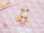 Borea Κουβερλί Σετ Princesa Μονό 160 x 220 cm + 50 x 70 cm Ροζέ