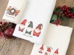 Borea Πετσέτες Χριστουγεννιάτικες Σετ 2ΤΜΧ Christmas Gnome Εκρού 50 x 90 / 30 x 50 cm Εκρού