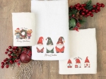 Borea Πετσέτες Χριστουγεννιάτικες Σετ 2ΤΜΧ Christmas Gnome Εκρού 50 x 90 / 30 x 50 cm Εκρού