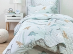Borea Κουβερλί Σετ Stompy Μονό 160 x 220 cm + 50 x 70 cm Φυστικί