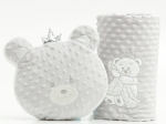 Borea Κουβέρτα Αγκαλιάς Angel Bear 75 x 100 cm Γαλάζιο