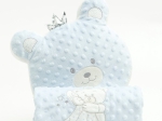 Borea Μαξιλάρι Διακοσμητικό Angel Bear 30 x 25 cm Γαλάζιο