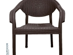 Bonsai Home Πολυθρόνα Premium PP 58x56x84εκ Ανθρακί