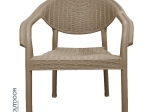 Bonsai Home Πολυθρόνα Premium PP 58x56x84εκ Ανθρακί