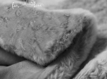 Bonsai Home Κουβέρτα Γούνινη/Βελούδινη Super Soft Μονή 160×220 – Luxury Rabbit Fur Γκρι