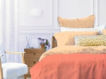 Ariete Casa Σετ Παπλωματοθήκη Βαμβακοσατέν 250 TC King Size 240×260 – Lux Home Κυπαρισσί/Magenta/Φούξια