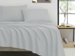 Ariete Casa Σετ Παπλωματοθήκη Βαμβακοσατέν 600 TC King Size 240×260 – Satinport Silver Gray