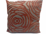 Vekrakis Μαξιλάρι Φιγούρας με Γέμιση 45×45εκ Polycotton Zig Zag  Μπορντό