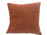 Vekrakis Μαξιλάρι Φιγούρας με Γέμιση 45×45εκ Polycotton Zig Zag  Μπορντό