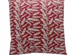 Vekrakis Μαξιλάρι Φιγούρας με Γέμιση 45×45εκ Polycotton Zig Zag  Μπορντό