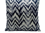 Vekrakis Μαξιλάρι Φιγούρας με Γέμιση 45×45εκ Polycotton Zig Zag  Μπορντό