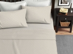 Ariete Casa Σετ Σεντόνια Υπέρδιπλο 220×240 - Zig Zag Ανθρακί