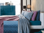 Amo la Casa Κουβέρτα Velour Υπέρδιπλη 200Χ250 - Cloe Μπλε