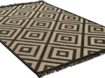 Πατάκι ψάθα με κρόσια Sol Art 9755 - 0.67x1.50 Μπεζ   Beauty Home