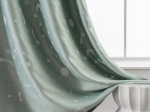 Beauty Home Κουρτίνα φωσφορίζουσα με τρέσα Art 6141 140x270 Μέντα