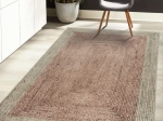 Χαλί Jute Art 9131 160x230 Μπεζ,Ροζ   Beauty Home