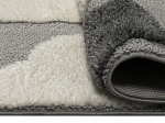 Beauty Home Χαλί Loop Art 9557 133x190 Grey White Γκρι Λευκό