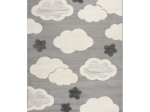 Χαλί Loop Art 9558 133x190 Grey white Γκρι λευκό       Beauty Home