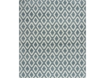 Beauty Home Πατάκι Vibe Art 9574 67x150 Blue White Σιέλ Λευκό