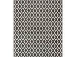 Beauty Home Πατάκι Vibe Art 9577 67x150 Stone White Ανθρακί Λευκό