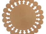 Ροτόντα από Γιούτα 150x150 Natural Jute Art 9137 Μπέζ   Beauty Home