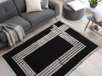 Beauty Home Χαλί Noir Art 9437 133x190 Black Μαύρο