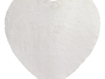 Beauty Home Πατάκι Rabbit Art 9640 Καρδιά 100x100 Λευκό
