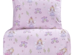 Beauty Home Σετ σεντόνια μονά με λάστιχο Dreamy Art 6232 105x200+30 Ροζ