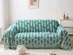 Beauty Home Ριχτάρια σετ 3τμχ Art 8613 (180x160 + 180x250 + 180x300) Πράσινο