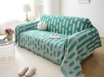 Beauty Home Ριχτάρια σετ 3τμχ Art 8613 (180x160 + 180x250 + 180x300) Πράσινο