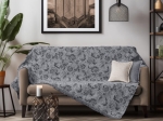 Beauty Home Ριχτάρια σετ 3τμχ Art 8627 (180x170+180x250+180x300) Σκούρο Γκρι