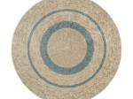 Ροτόντα 90x90 Jute Art 9131 Μπεζ,Μπλε   Beauty Home