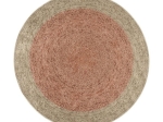 Beauty Home Ροτόντα 90x90 Jute Art 9131 Μπεζ,Ροζ